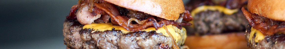 Eating Burger at King's Burger restaurant in San Jose, CA.